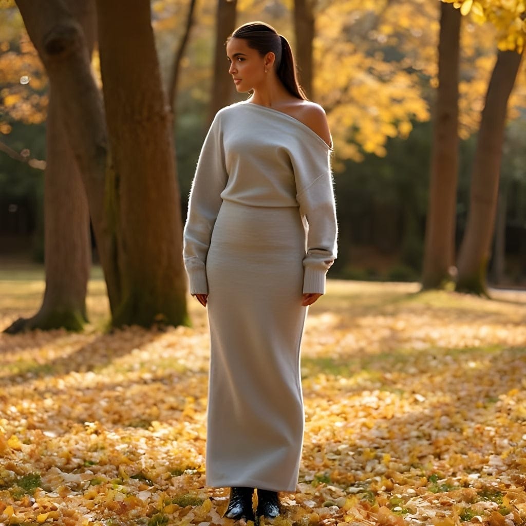 Seraphine® Drop-Shoulder Sweater Dress