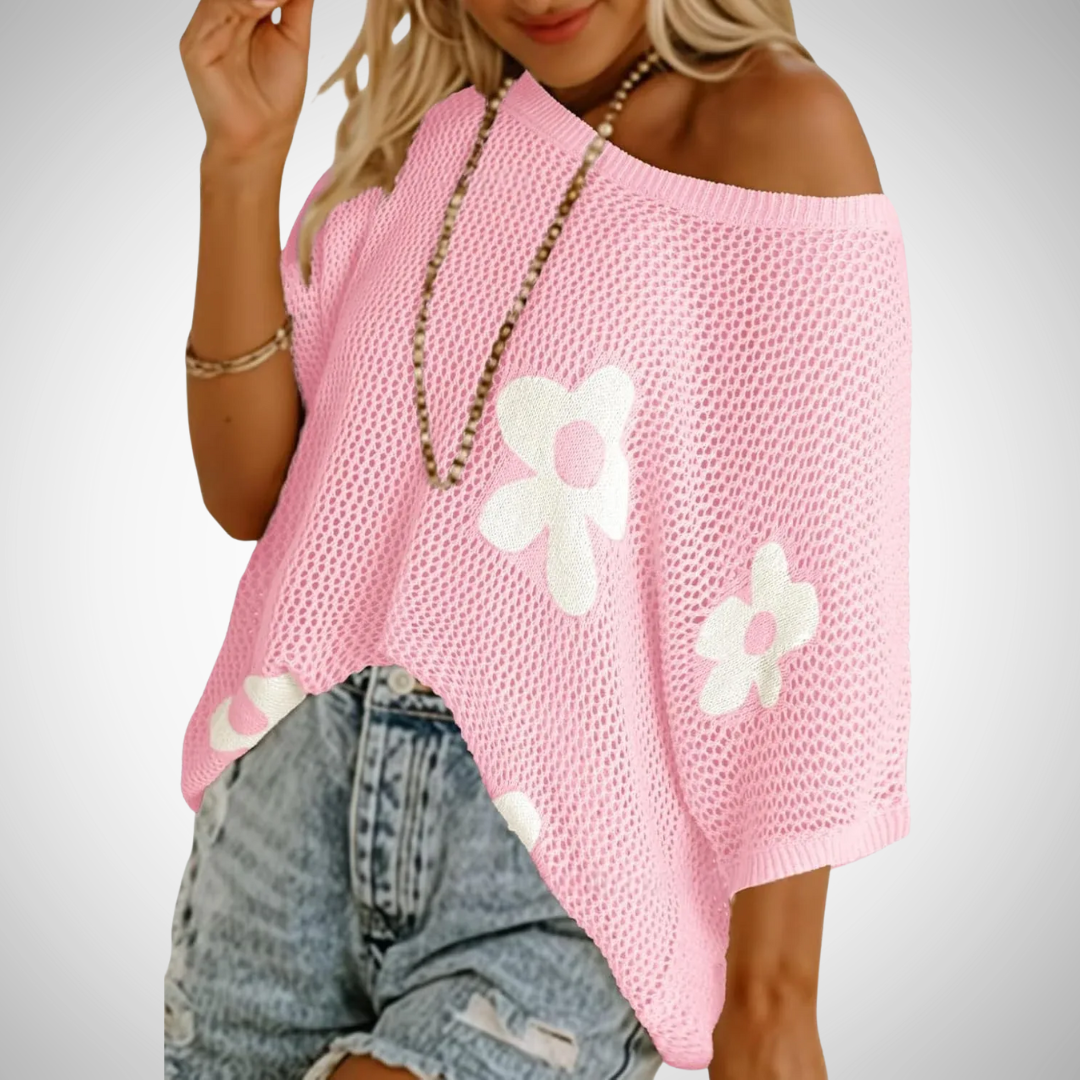 Bloomette™ Floral Knit Top