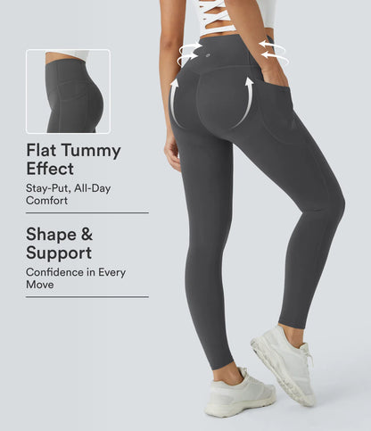 Sculptelle High-Waisted Tummy Control Butt-Lifting Leggings