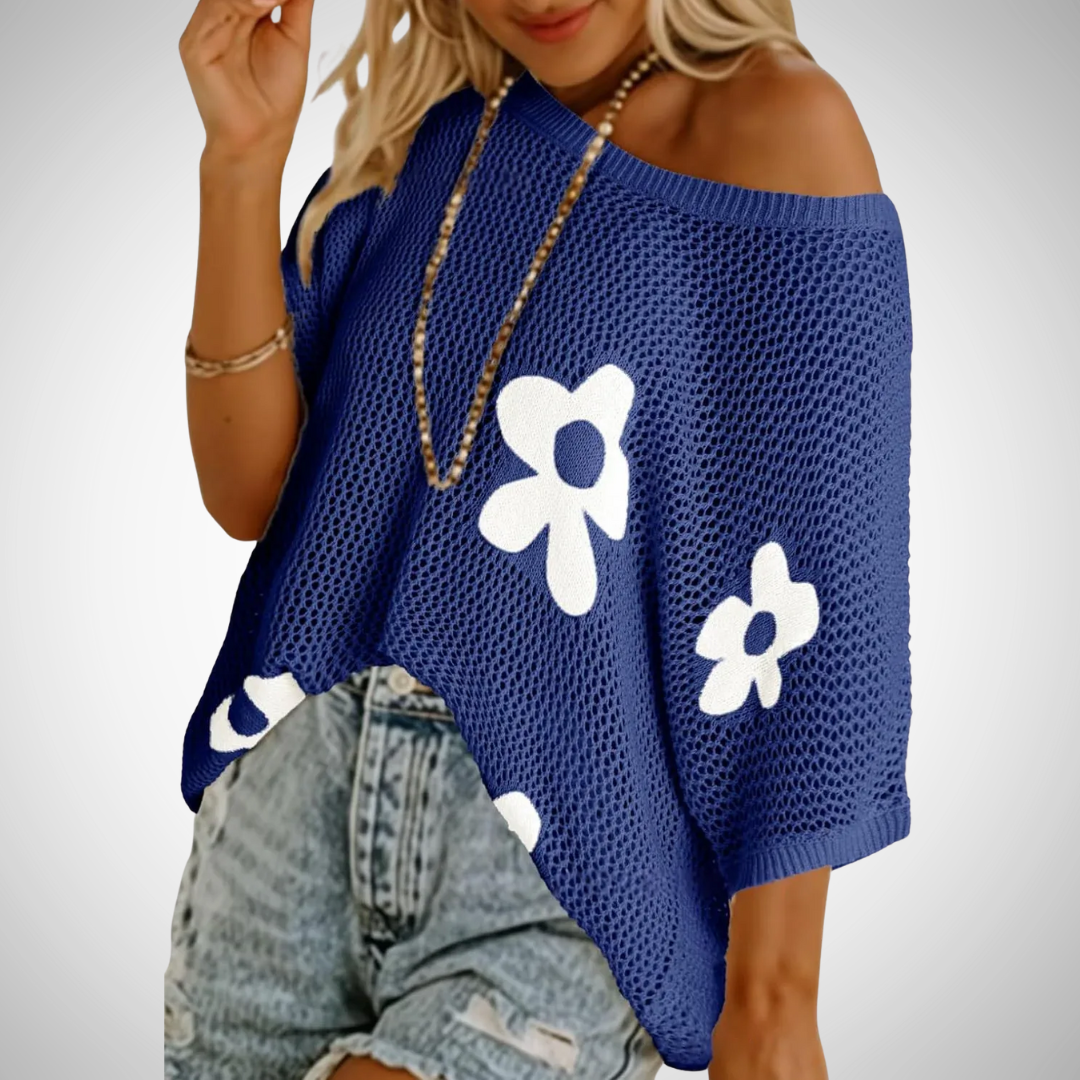 Bloomette™ Floral Knit Top