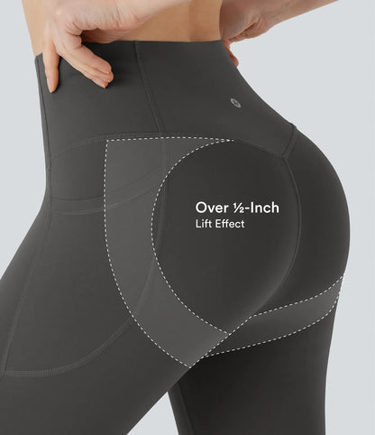 Sculptelle High-Waisted Tummy Control Butt-Lifting Leggings