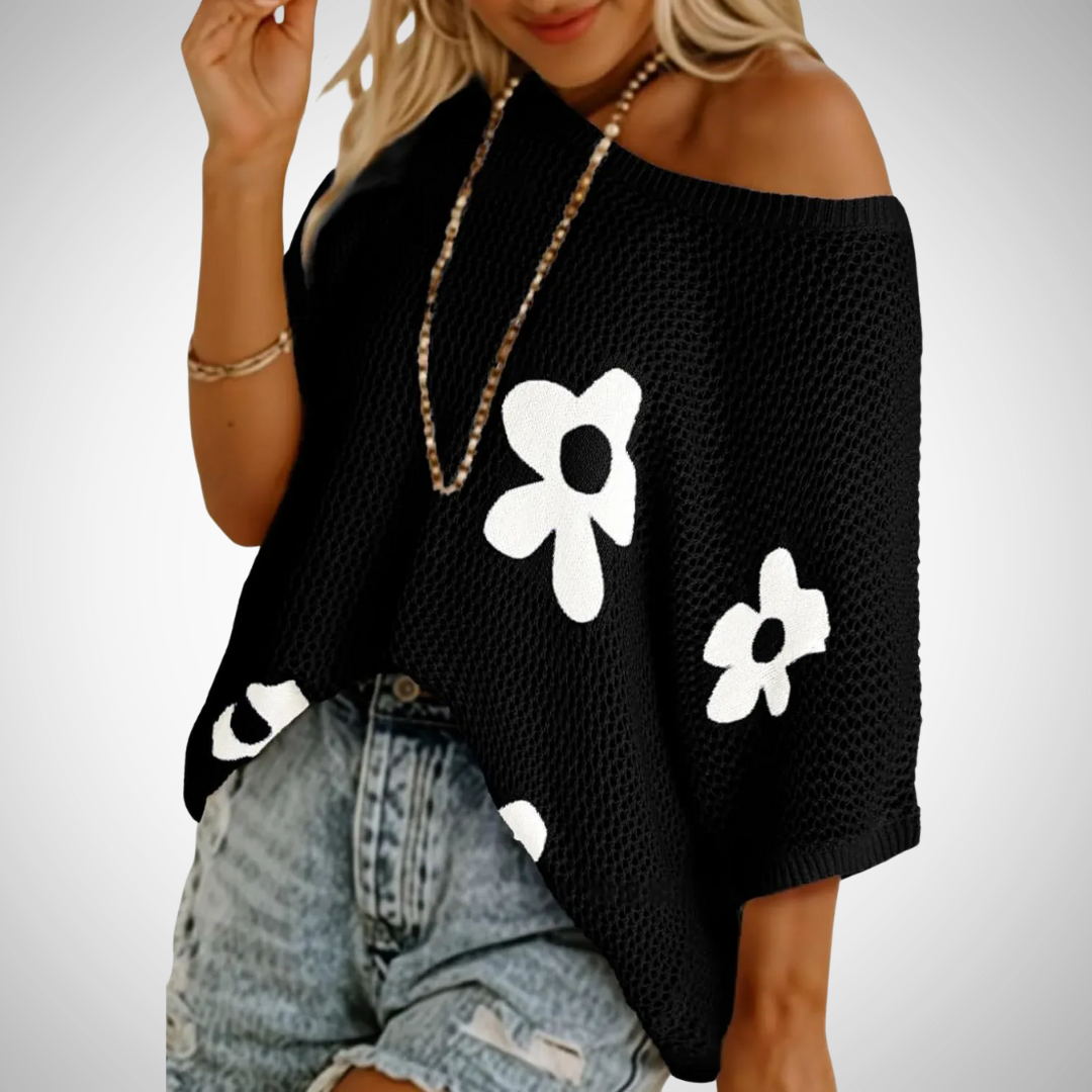Bloomette™ Floral Knit Top