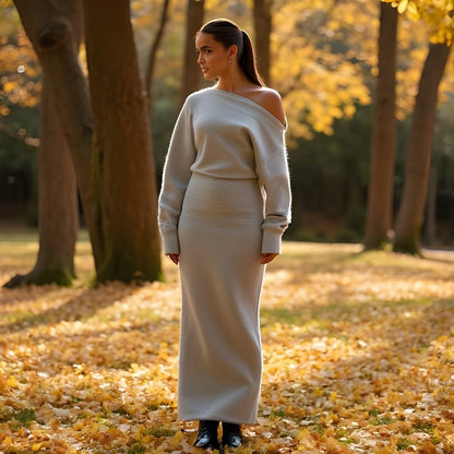 Seraphine® Drop-Shoulder Sweater Dress