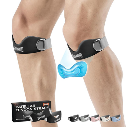 KneeGuard™ Patella Strap (2 Straps Included)